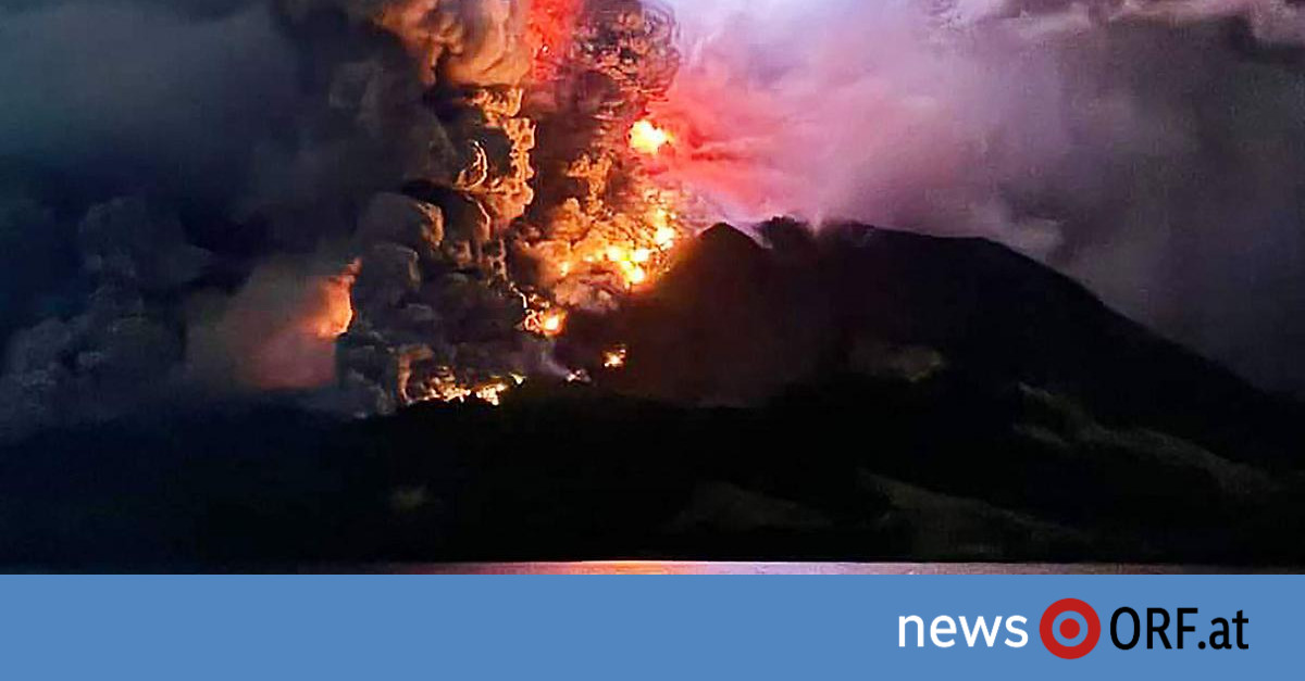 Indonesia: Tsunami warning after volcanic eruption – news.ORF.at