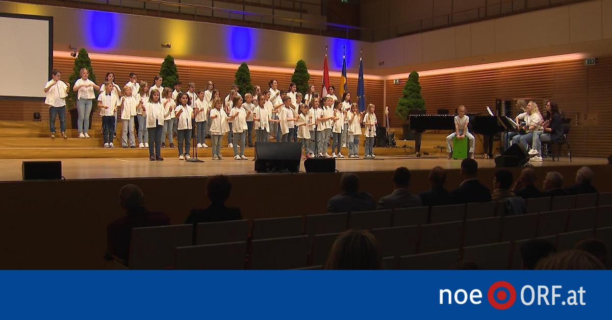 More than 1,000 students celebrate the joy of singing – noe.ORF.at