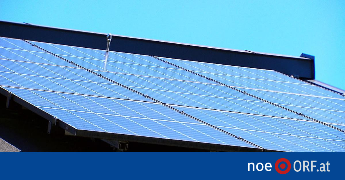 Photovoltaic systems: reservations regarding open spaces – noe.ORF.at