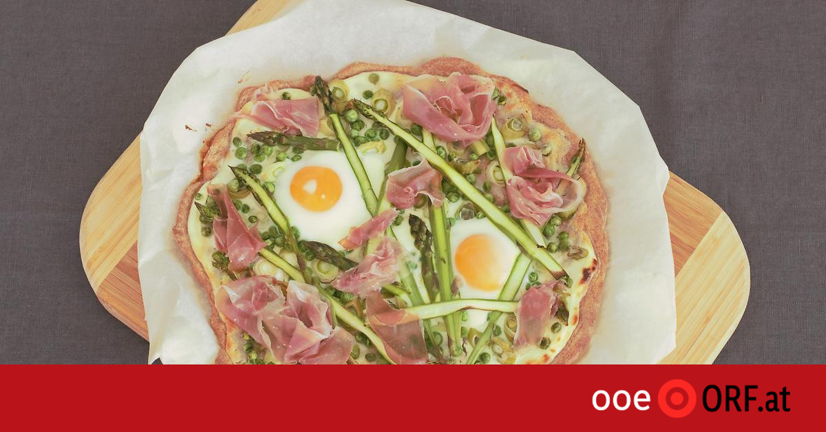 Spring pizza with asparagus – ooe.ORF.at