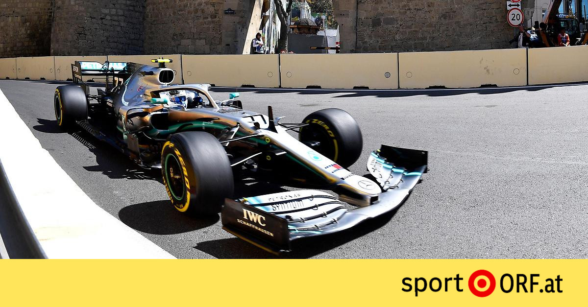 Formel 1 Bottas Holt Vor Hamilton Pole In Baku Sport Orf At