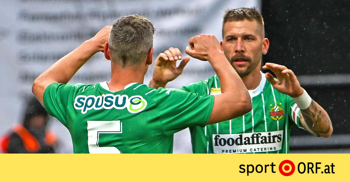 Bundesliga: Rapid verschafft sich wieder Luft