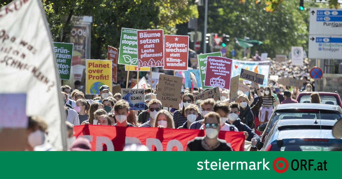„Fridays for Future“: 1.500 bei Grazer Klimastreik