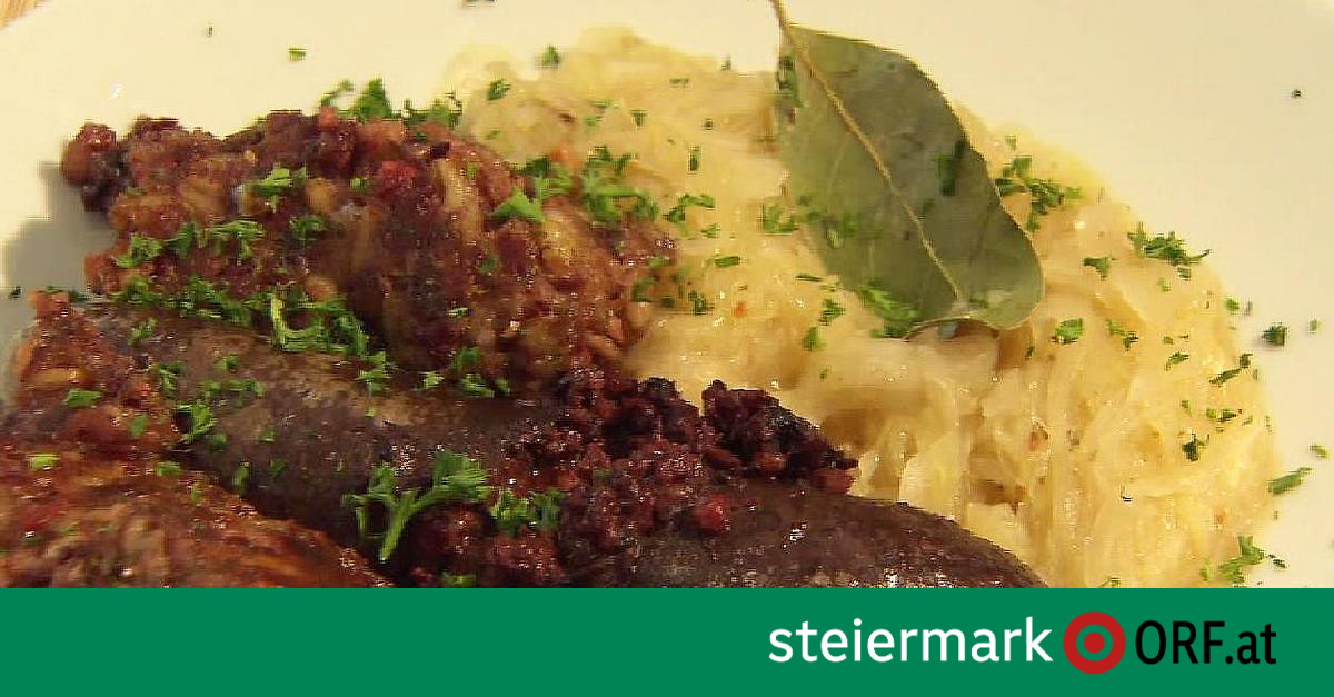 Brein- und Blutwurst mit Kartoffel - steiermark.ORF.at - Steiermark Magazin