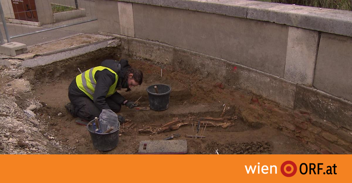 The skeletons were discovered next to St. Charles Church